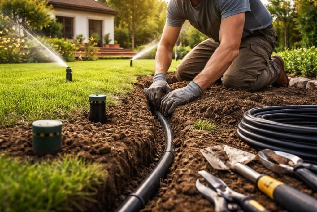 découvrez comment installer un système d’arrosage automatique pour optimiser l’arrosage de votre jardin, économiser de l'eau et gagner du temps.