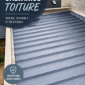 Toiture en bac acier galvanisé offrant une esthétique moderne et durable.