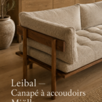 Canapé Mjölk Arm dans un salon moderne et chaleureux