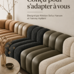 Canapé Norr11 configuré dans un salon moderne