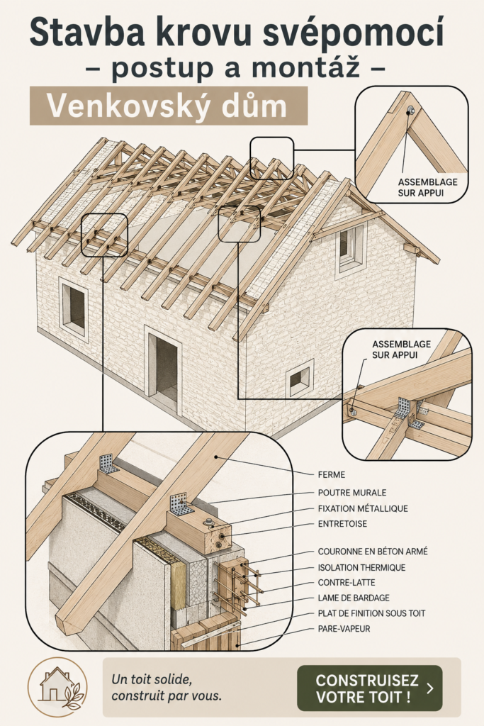 Femme examinant les plans de construction pour un toit en bois.