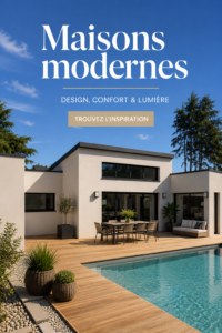 Une maison moderne avec des lignes épurées et un design innovant.