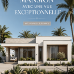 Maison moderne avec vue panoramique sur les montagnes