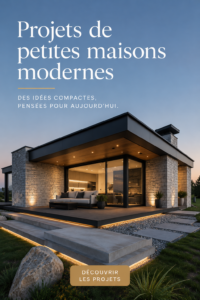 Un projet de maison moderne et élégante avec un design épuré et fonctionnel.
