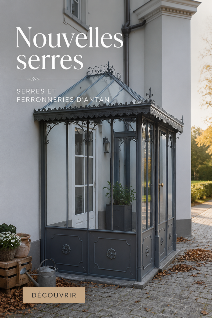 Une serre moderne et élégante au milieu d'un jardin bien entretenu