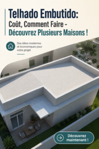 Un exemple de telhado embutido moderne sur une maison rénovée