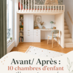Transformation d'une chambre d'enfant moderne avec des touches de couleur