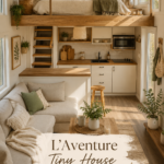 Une belle Tiny House au milieu de la nature, symbolisant un mode de vie minimaliste.