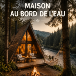 Tye Haus, une cabane paisible au bord de la rivière entourée de nature.