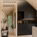 Cabanes préfabriquées en Écosse au milieu de la nature verdoyante