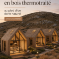Chalet moderne en bois thermique au milieu de la nature inspirante