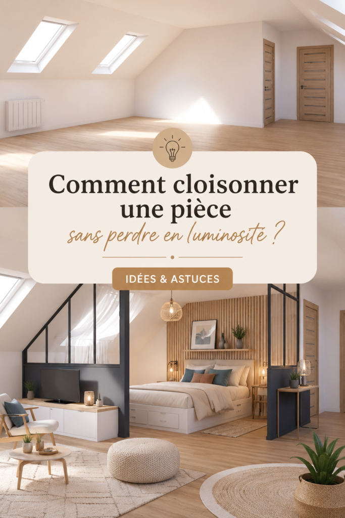 Cloison de verre décorative dans un intérieur lumineux