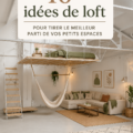 Aménagement d'un loft chaleureux et fonctionnel dans un petit espace