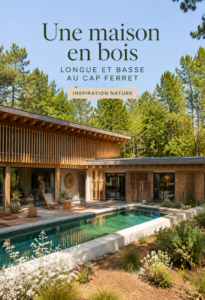 Maison en bois au Cap Ferret, moderne et accueillante