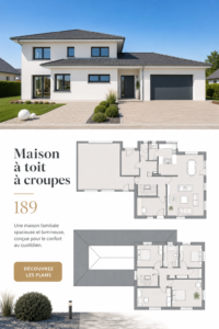 Maison moderne Walmdachhaus 189 avec un design unique
