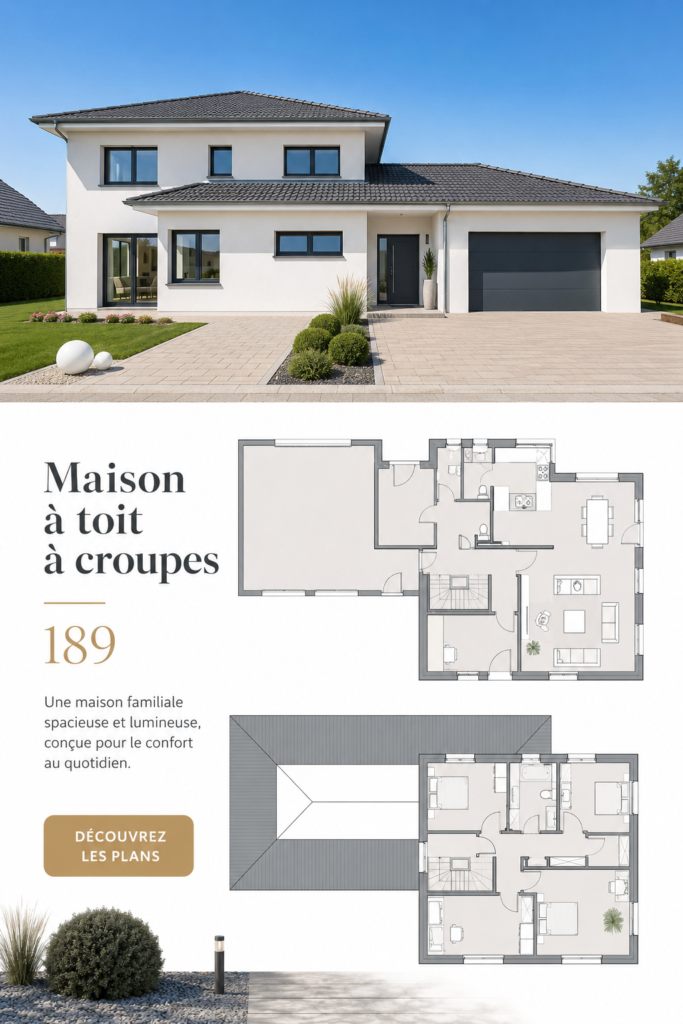 Maison moderne Walmdachhaus 189 avec un design unique