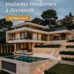 Image d'une maison moderne avec design contemporain et espaces ouverts.