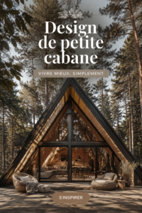 Une charmante petite cabane en bois dans un jardin verdoyant