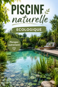 Piscine naturelle écologique entourée de verdure