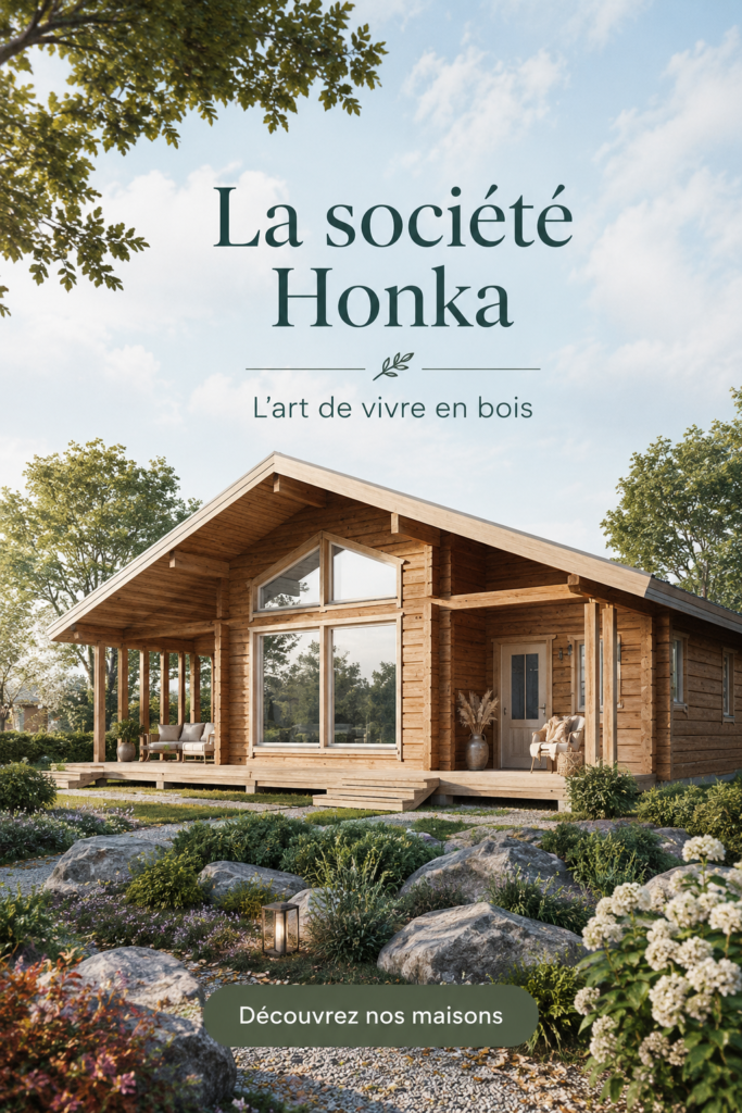 Logo de la société Honka, représentant son identité d'entreprise incontournable.