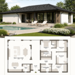 Bungalow Next 140 WT, un espace chaleureux en pleine nature