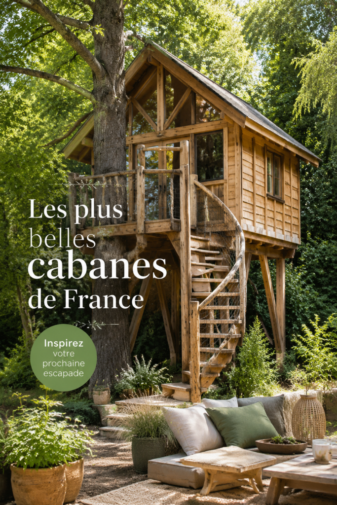 Vue d'une cabane pittoresque en France entourée de nature