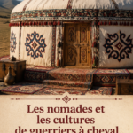 Un cavalier nomade traversant un paysage traditionnel.