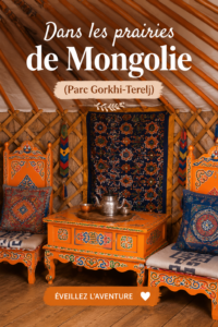 Aventure en famille dans les prairies de Mongolie avec paysages verdoyants