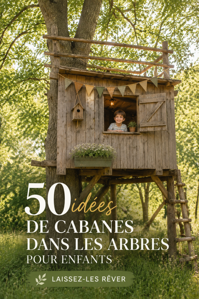 Design chaleureux et coloré d'une cabane pour enfants dans un jardin