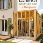 Extension latérale en ossature-bois à Wasquehal, une construction moderne et durable.