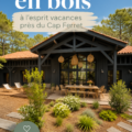 Maison en bois accueillante près du Cap Ferret, idéale pour des vacances en famille.