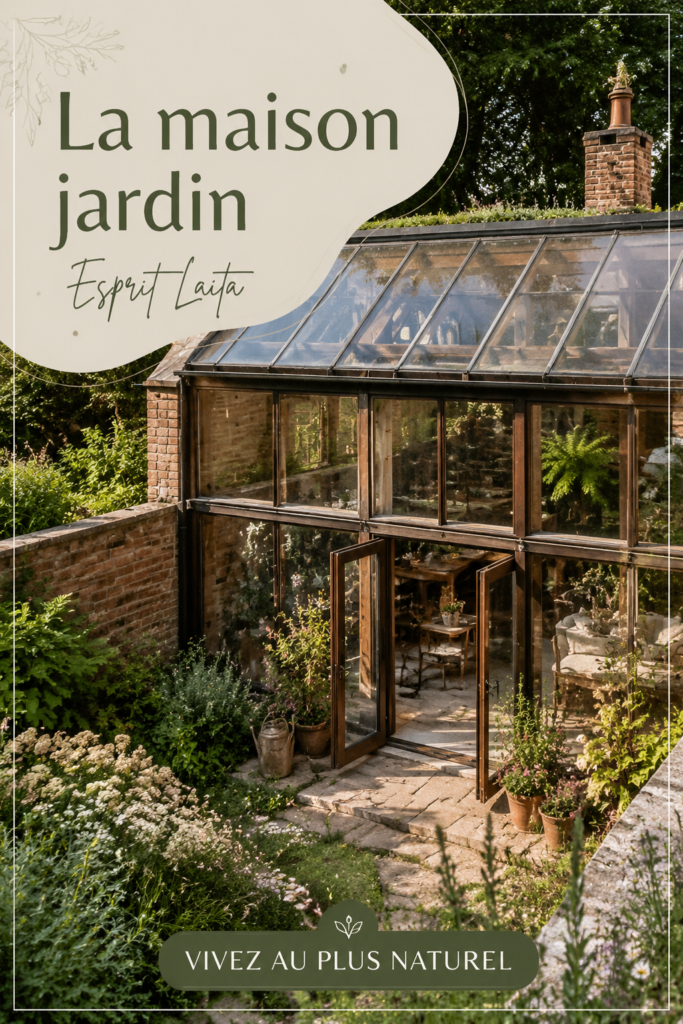 Une maison lumineuse avec un jardin aménagé dans l'esprit Laïta, attachant et convivial.