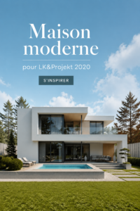 Intérieur d'une maison moderne avec des lignes épurées et une ambiance chaleureuse.