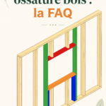 Maison à ossature bois moderne entourée d'arbres, mettant en valeur l'architecture écologique.