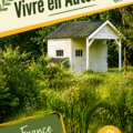 femme dans un jardin cultivant des légumes pour vivre en autonomie