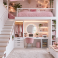 Aménagement d'une chambre chaleureuse avec des touches personnelles.