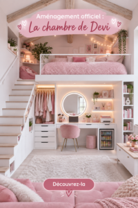 Aménagement d'une chambre chaleureuse avec des touches personnelles.