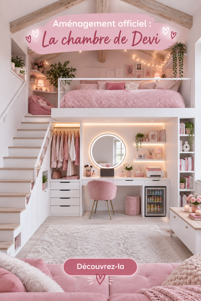 Aménagement d'une chambre chaleureuse avec des touches personnelles.