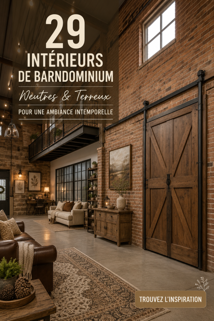 Intérieur lumineux avec décor neutre et naturel