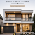Maison moderne avec un extérieur élégant et minimaliste