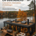 Maison moderne construite avec des conteneurs, mettant en valeur un design innovant et fonctionnel.
