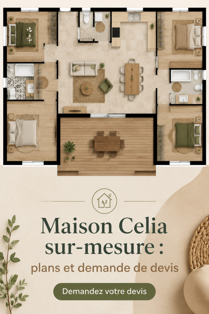 Maison sur-mesure Celia avec design moderne et spacieux