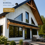 La maison en bois Albany, une construction chaleureuse et moderne.