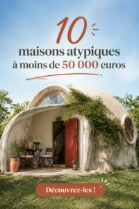 Maison atypique moderne avec un design unique et abordable