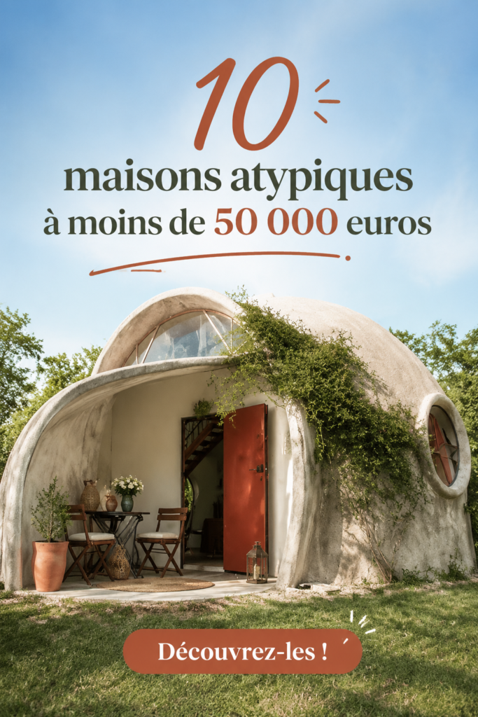 Maison atypique moderne avec un design unique et abordable