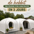Une maison hobbit écologique intégrée dans la nature, mettant en avant des matériaux naturels.