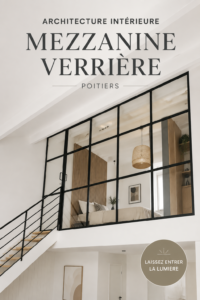 mezzanine lumineuse avec verrière contemporaine