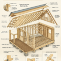 Cabanes de jardin en bois, conçues pour un espace extérieur charmant.