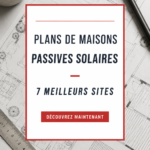 Plan moderne d'une maison passive en architecture écologique.