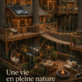 Une maison en pleine nature avec un design harmonieux